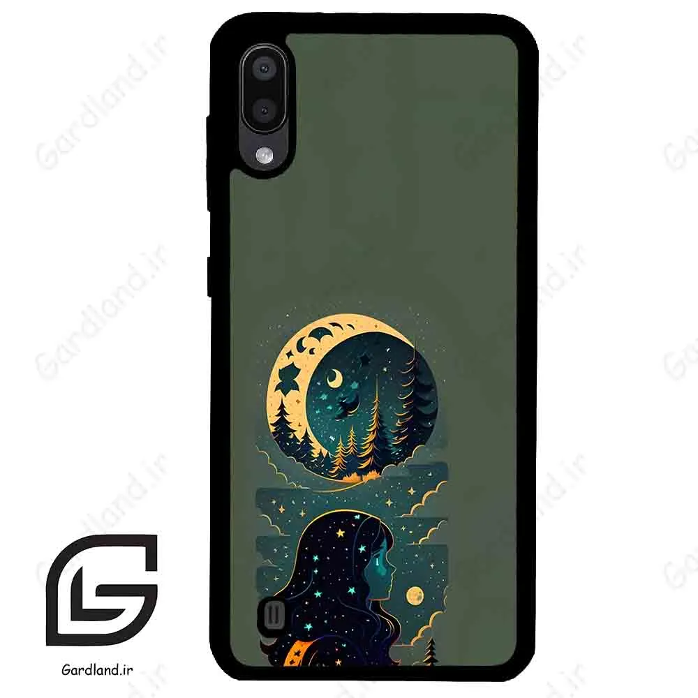 قاب گوشی سامسونگ ام 10 (Galaxy M10 ) طرح ماه کد 2267