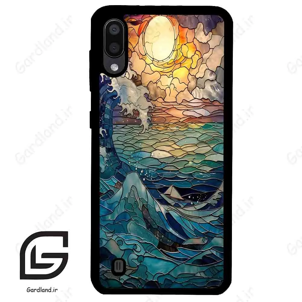 قاب گوشی سامسونگ ام 10 (Galaxy M10 ) طرح موج کد 2413