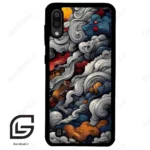 قاب گوشی سامسونگ ام 10 (Galaxy M10 ) طرح ابرنگی کد 2448
