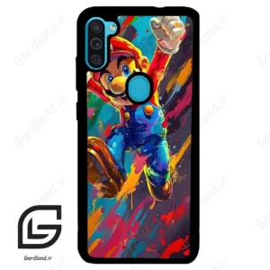قاب گوشی سامسونگ ام 11 (Galaxy M11 ) طرح سوپرماریو کد 2016