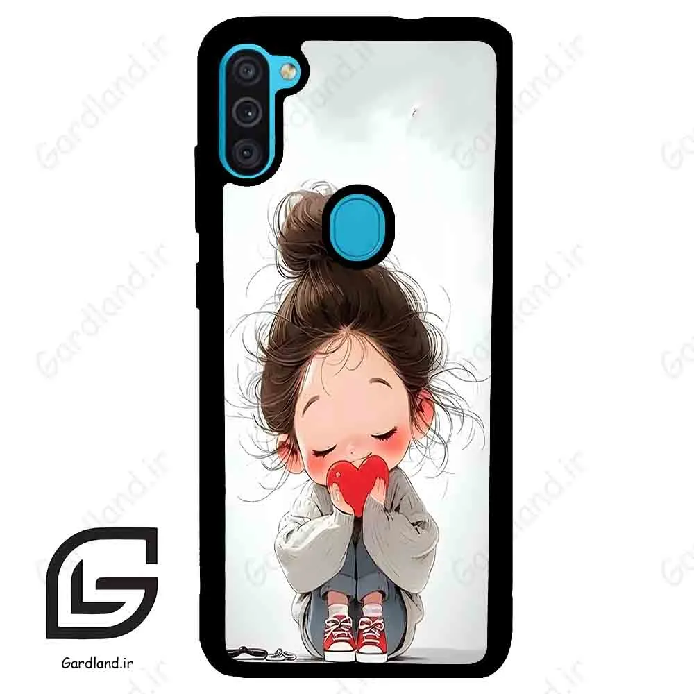قاب گوشی سامسونگ ام 11 (Galaxy M11 ) طرح دخترانه کد 2025