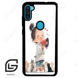 قاب گوشی سامسونگ ام 11 (Galaxy M11 ) طرح دخترانه کد 2027