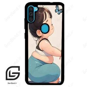 قاب گوشی سامسونگ ام 11 (Galaxy M11 ) طرح دخترانه کد 2032