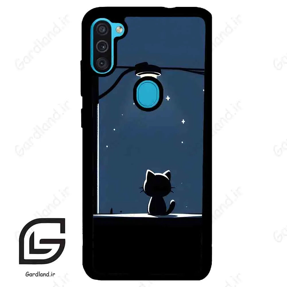 قاب گوشی سامسونگ ام 11 (Galaxy M11 ) طرح گربه کد 2098