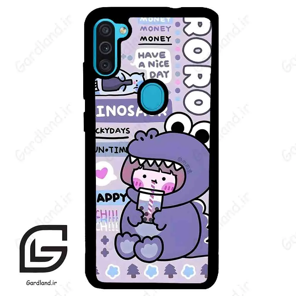 قاب گوشی سامسونگ ام 11 (Galaxy M11 ) طرح دایناسور کد 2155