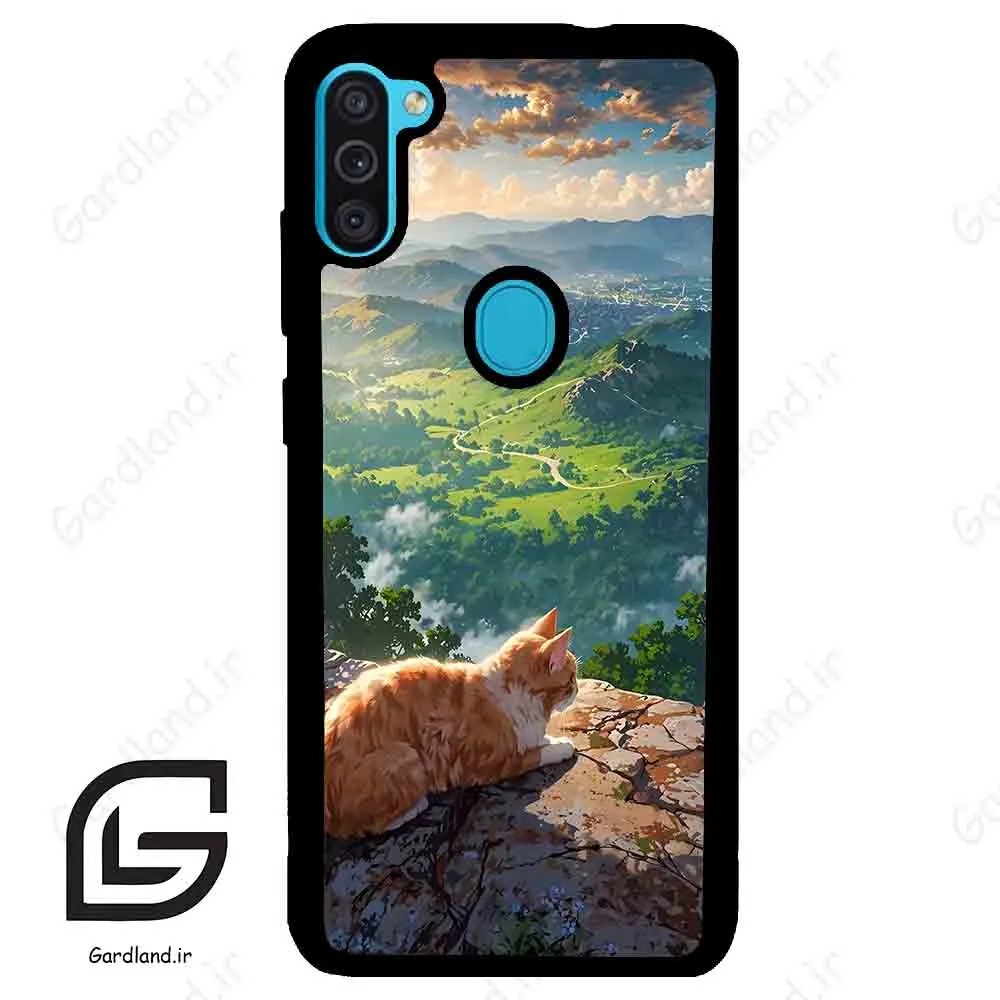 قاب گوشی سامسونگ ام 11 (Galaxy M11 ) طرح گربه کد 2203