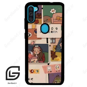 قاب گوشی سامسونگ ام 11 (Galaxy M11 ) طرح دخترانه کد 2254