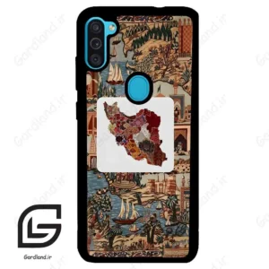 قاب گوشی سامسونگ ام 11 (Galaxy M11 ) طرح نقشه ایران کد 2287