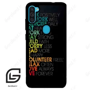 قاب گوشی سامسونگ ام 11 (Galaxy M11 ) طرح متن کد 2332