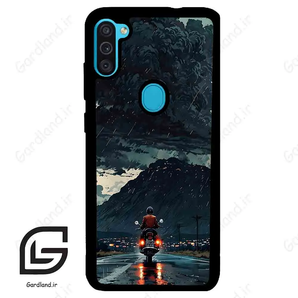 قاب گوشی سامسونگ ام 11 (Galaxy M11 ) طرح موتورسوار کد 2342