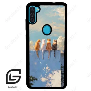 قاب گوشی سامسونگ ام 11 (Galaxy M11 ) طرح گربه کد 2367