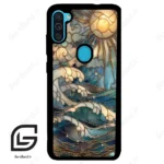 قاب گوشی سامسونگ ام 11 (Galaxy M11 ) طرح شیشه کد 2393