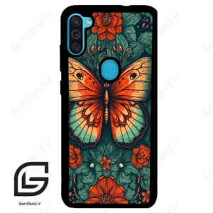 قاب گوشی سامسونگ ام 11 (Galaxy M11 ) طرح پروانه کد 2421