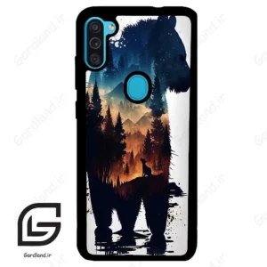 قاب گوشی سامسونگ ام 11 (Galaxy M11 ) طرح خرس کد 2449