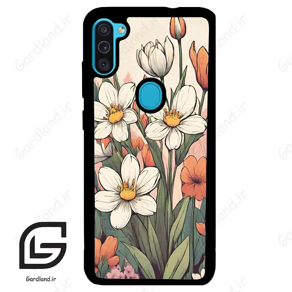 قاب گوشی سامسونگ ام 11 (Galaxy M11 ) طرح گل کد 2475