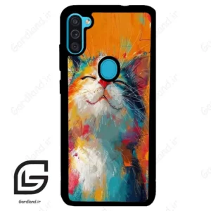 قاب گوشی سامسونگ ام 11 (Galaxy M11 ) طرح گربه کد 2489