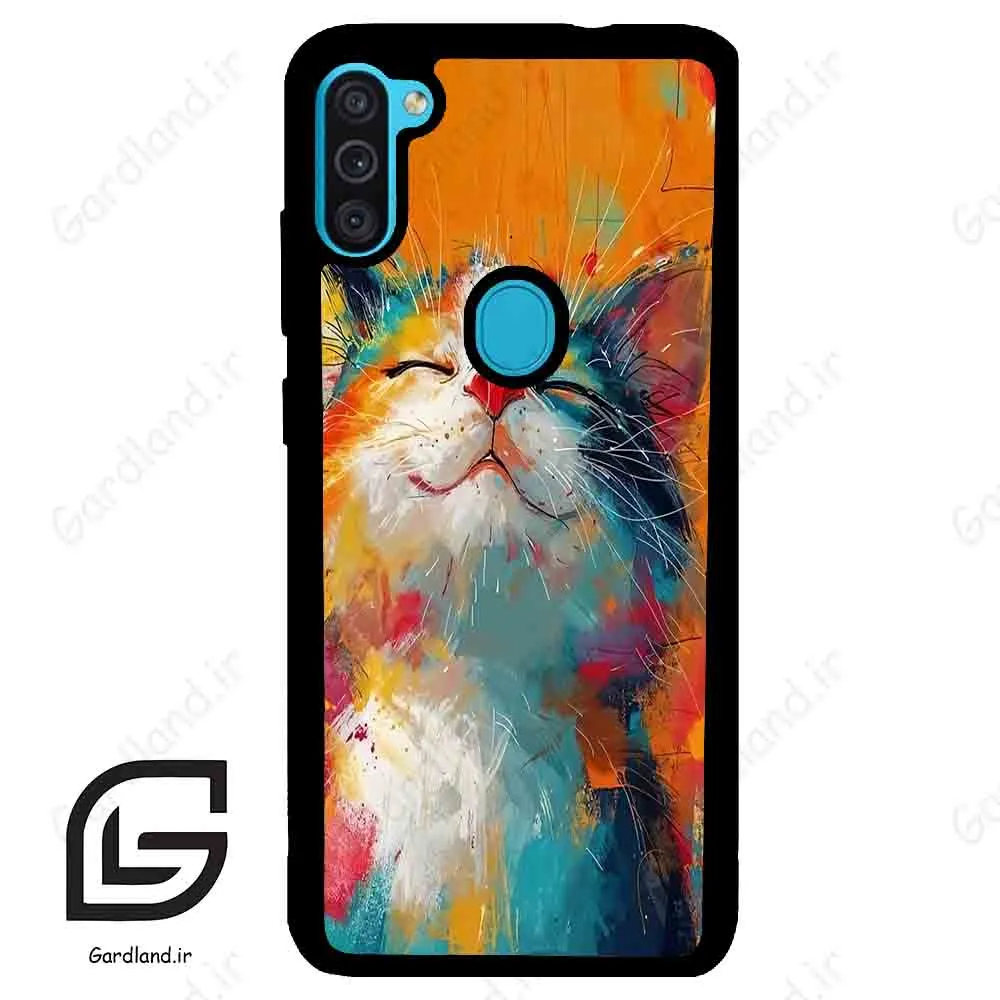 قاب گوشی سامسونگ ام 11 (Galaxy M11 ) طرح گربه کد 2489