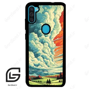 قاب گوشی سامسونگ ام 11 (Galaxy M11 ) طرح ابرنگی کد 2491