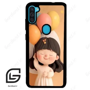 قاب گوشی سامسونگ ام 11 (Galaxy M11 ) طرح دختر کد 2568