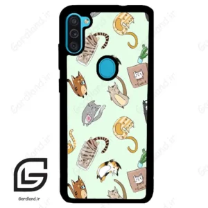 قاب گوشی سامسونگ ام 11 (Galaxy M11 ) طرح گربه کد 2622