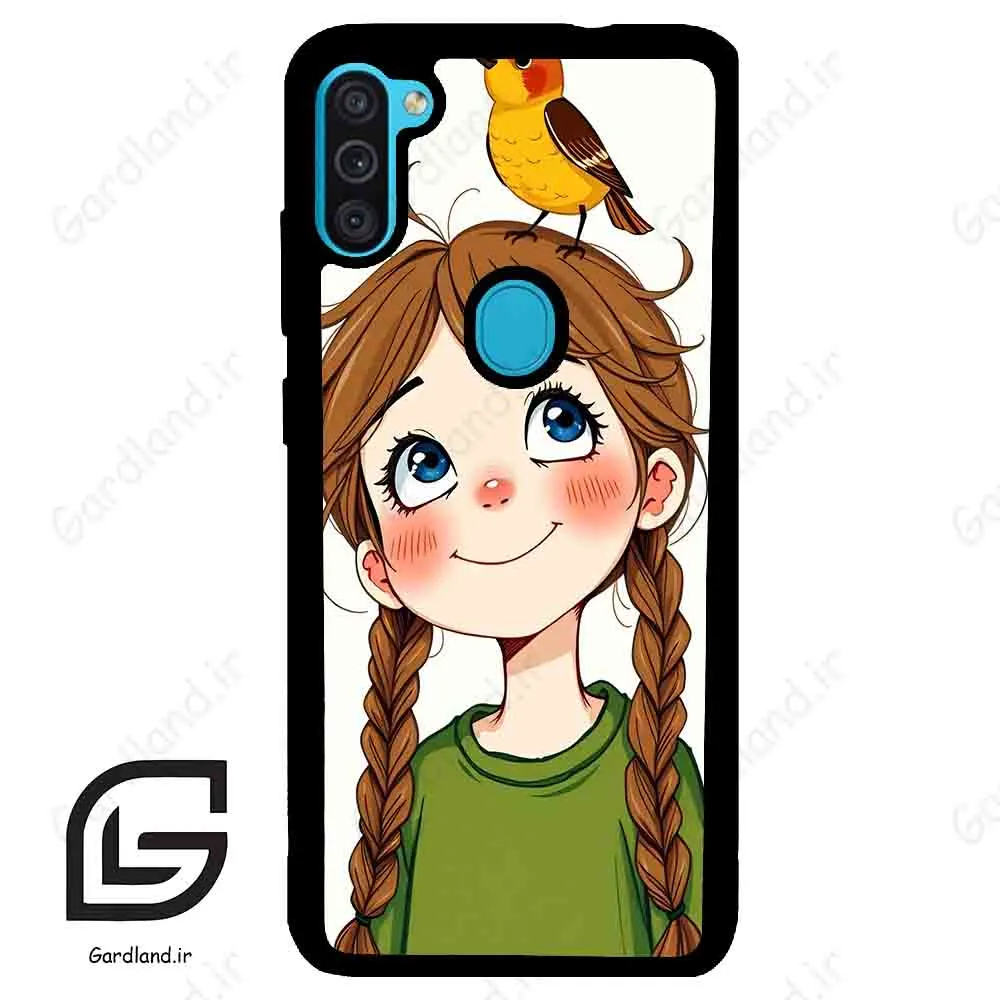 قاب گوشی سامسونگ ام 11 (Galaxy M11 ) طرح دختر کد 2640