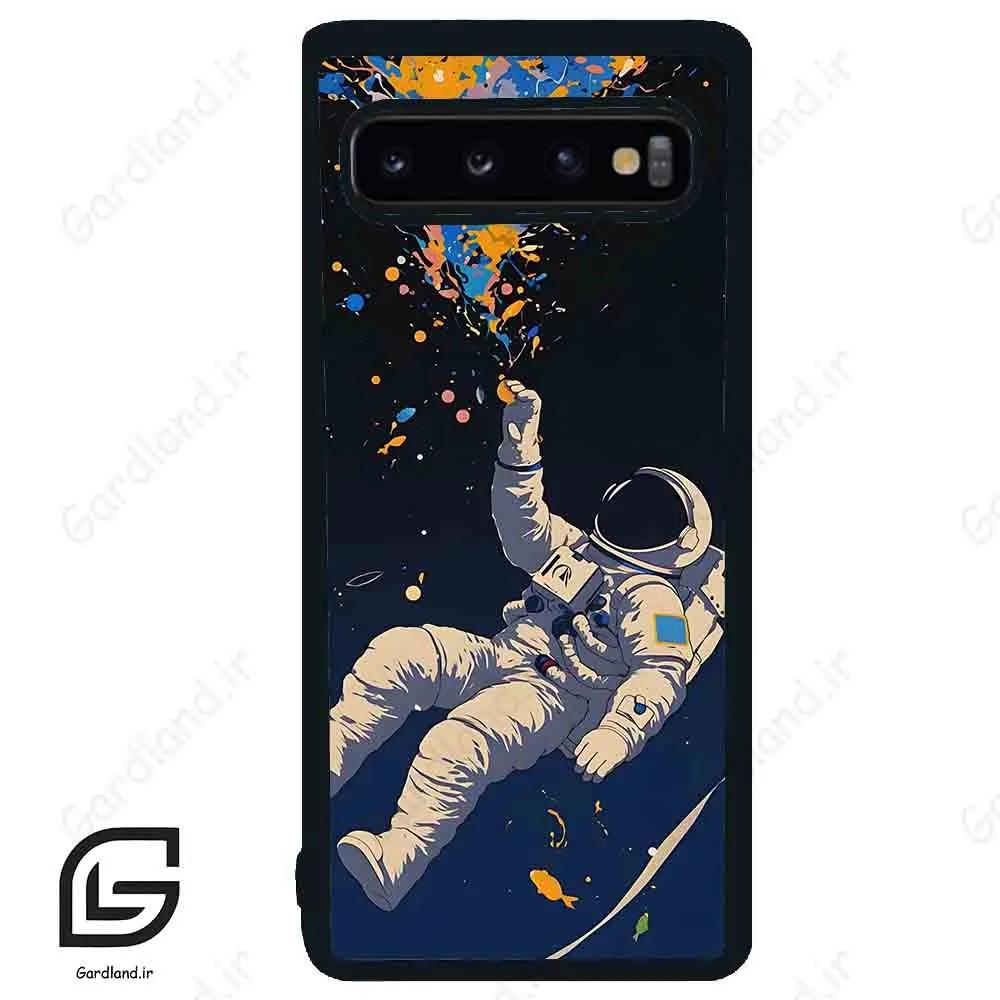 قاب گوشی سامسونگ اس 10 (Galaxy S10 ) طرح فضانورد کد 2003
