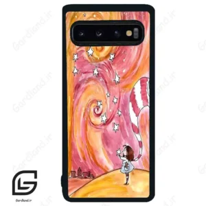 قاب گوشی سامسونگ اس 10 (Galaxy S10 ) طرح دخترانه کد 2006