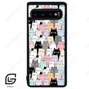 قاب گوشی سامسونگ اس 10 (Galaxy S10 ) طرح گربه کد 2019