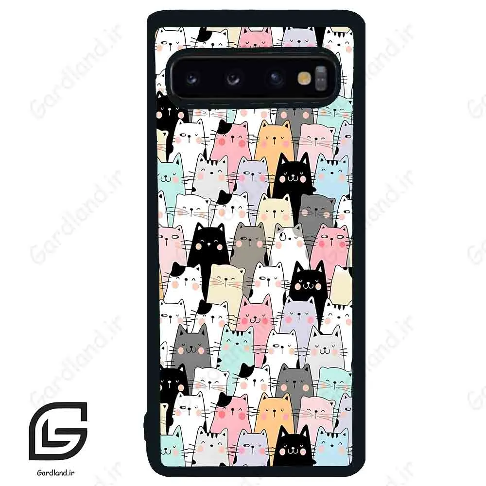 قاب گوشی سامسونگ اس 10 (Galaxy S10 ) طرح گربه کد 2019