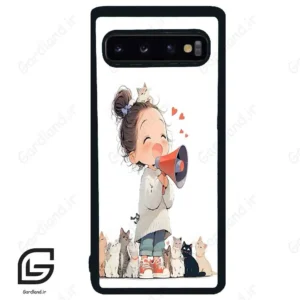 قاب گوشی سامسونگ اس 10 (Galaxy S10 ) طرح دخترانه کد 2027