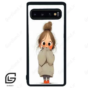 قاب گوشی سامسونگ اس 10 (Galaxy S10 ) طرح دخترانه کد 2054