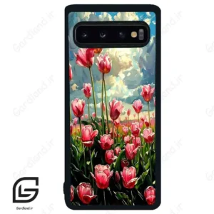 قاب گوشی سامسونگ اس 10 (Galaxy S10 ) طرح گل کد 2055