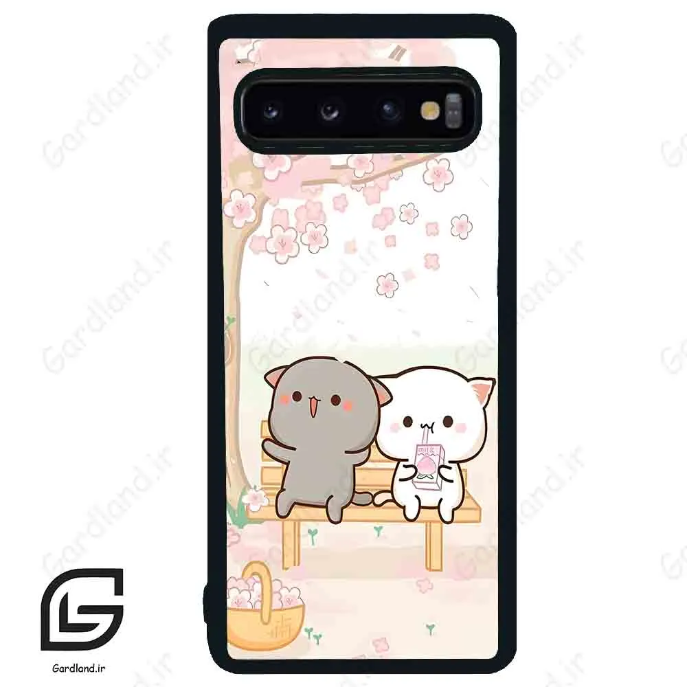 قاب گوشی سامسونگ اس 10 (Galaxy S10 ) طرح گربه کد 2085