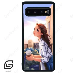 قاب گوشی سامسونگ اس 10 (Galaxy S10 ) طرح دخترانه کد 2086