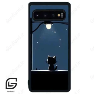 قاب گوشی سامسونگ اس 10 (Galaxy S10 ) طرح گربه کد 2098