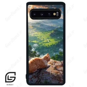 قاب گوشی سامسونگ اس 10 (Galaxy S10 ) طرح گربه کد 2203