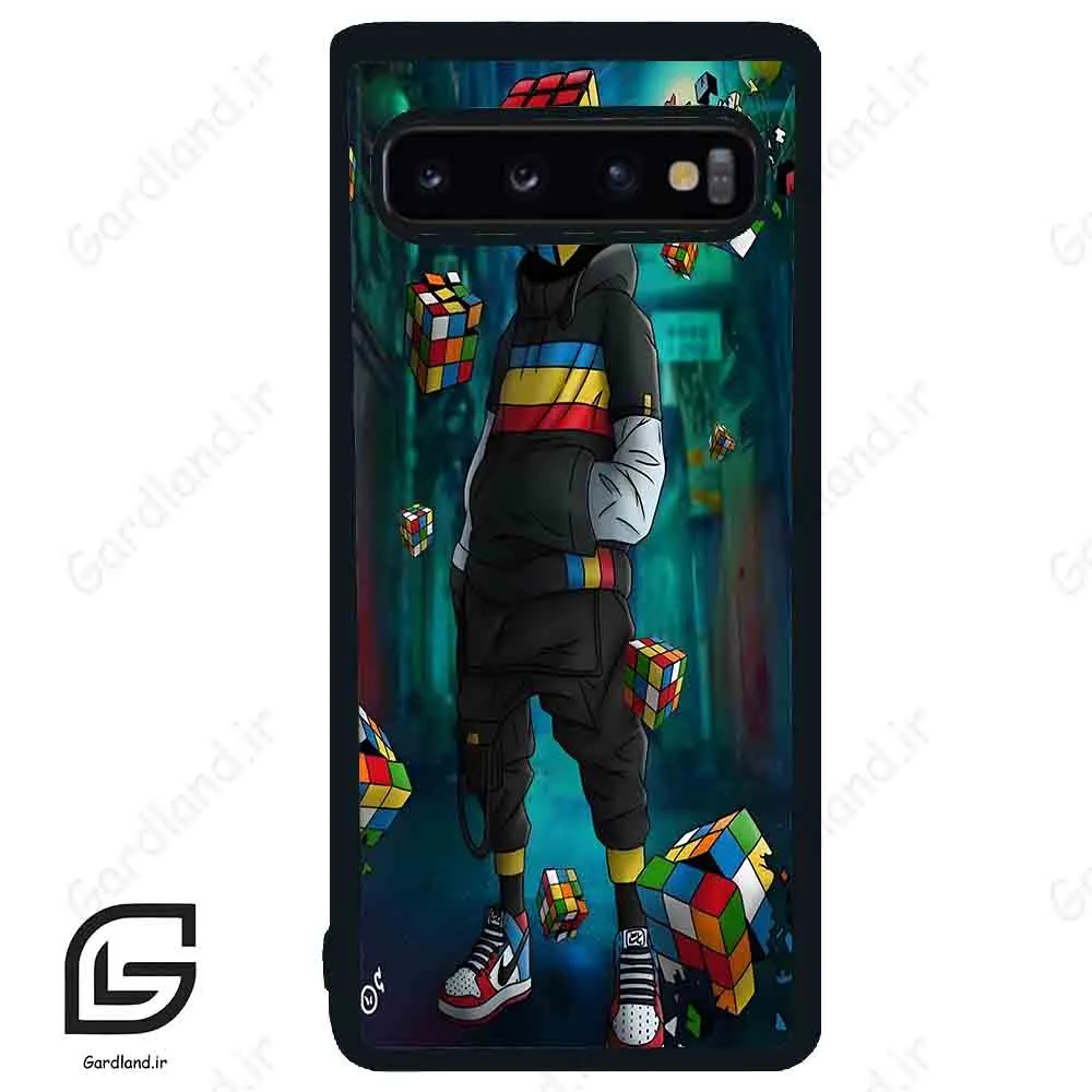 قاب گوشی سامسونگ اس 10 (Galaxy S10 ) طرح مکعب کد 2229
