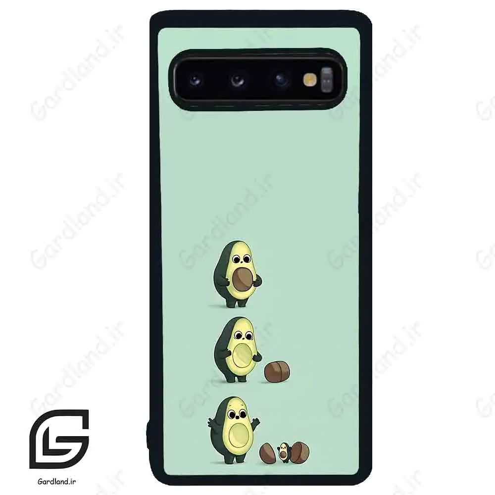 قاب گوشی سامسونگ اس 10 (Galaxy S10 ) طرح اووکادو کد 2258
