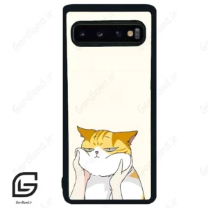 قاب گوشی سامسونگ اس 10 (Galaxy S10 ) طرح گربه کد 2298