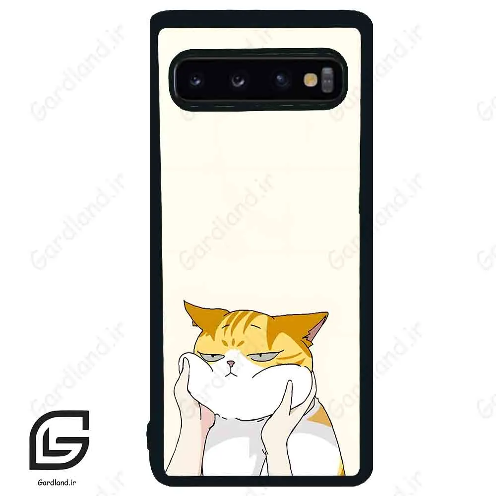 قاب گوشی سامسونگ اس 10 (Galaxy S10 ) طرح گربه کد 2298