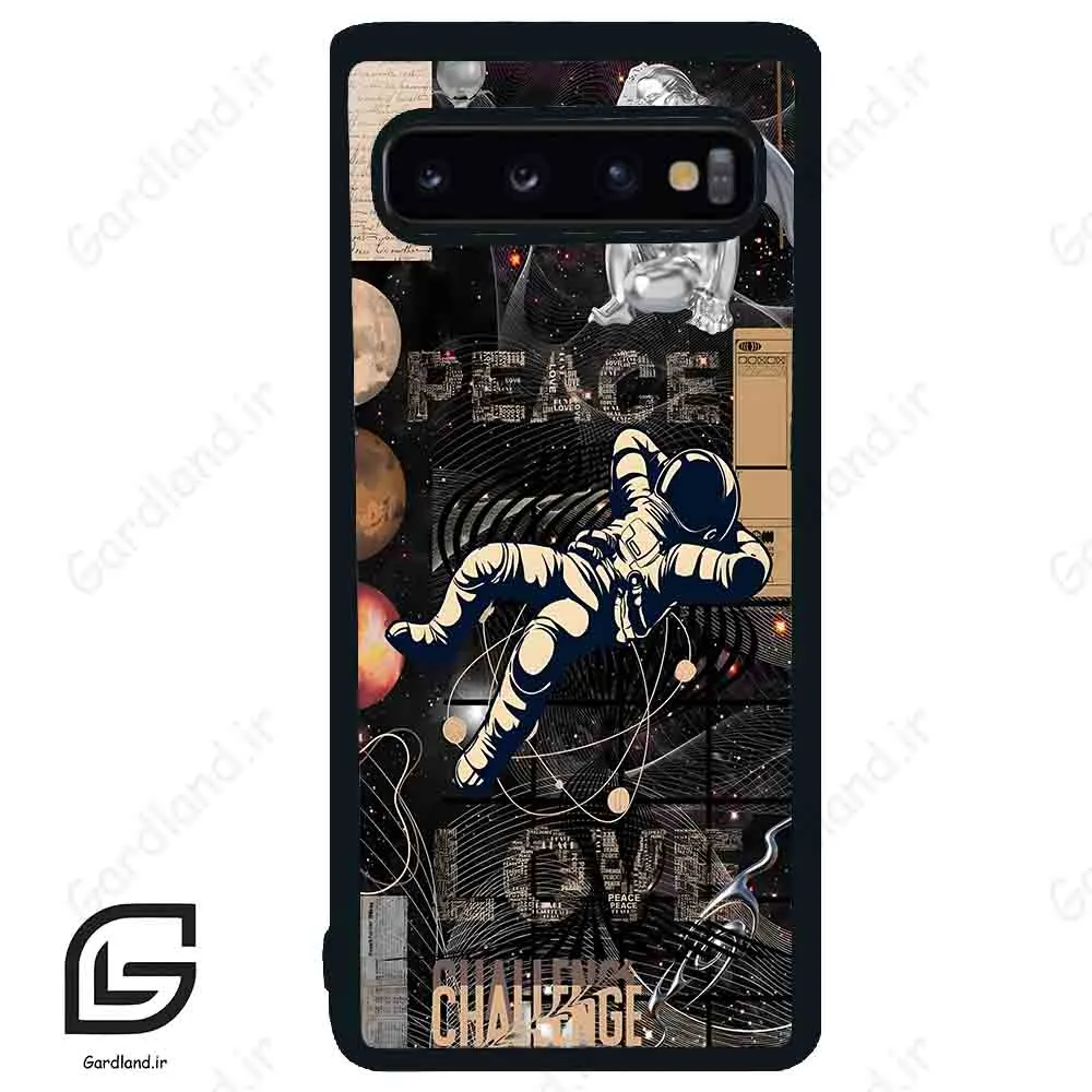 قاب گوشی سامسونگ اس 10 (Galaxy S10 ) طرح فضانورد کد 2303