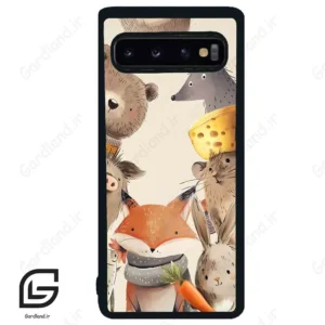 قاب گوشی سامسونگ اس 10 (Galaxy S10 ) طرح حیوانات کد 2338