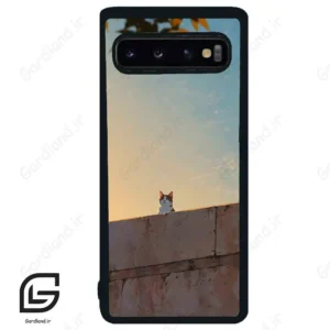 قاب گوشی سامسونگ اس 10 (Galaxy S10 ) طرح گربه کد 2365