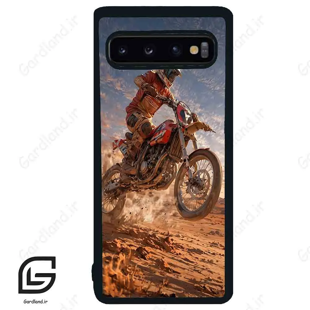 قاب گوشی سامسونگ اس 10 (Galaxy S10 ) طرح موتورسوار کد 2370