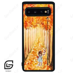 قاب گوشی سامسونگ اس 10 (Galaxy S10 ) طرح پاییزی کد 2386