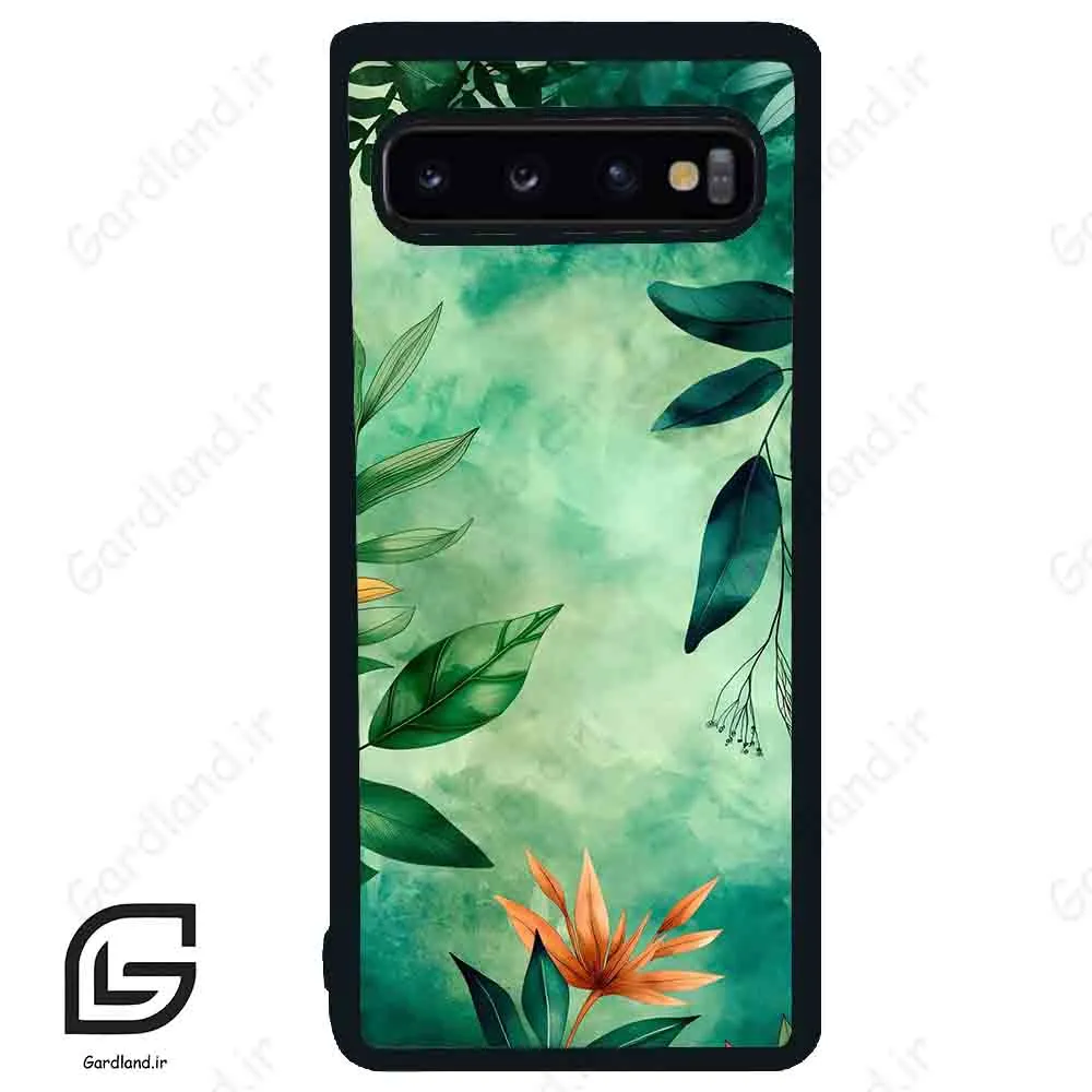 قاب گوشی سامسونگ اس 10 (Galaxy S10 ) طرح گل کد 2387