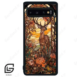 قاب گوشی سامسونگ اس 10 (Galaxy S10 ) طرح گوزن کد 2391