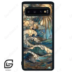 قاب گوشی سامسونگ اس 10 (Galaxy S10 ) طرح شیشه کد 2393
