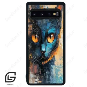 قاب گوشی سامسونگ اس 10 (Galaxy S10 ) طرح گربه کد 2397