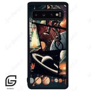 قاب گوشی سامسونگ اس 10 (Galaxy S10 ) طرح فضانورد کد 2415
